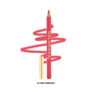 Colormax Satin Glide Lip Liner Pencil Red Berries 10