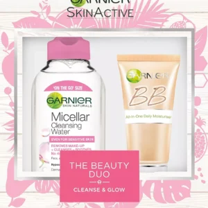 Garnier Skinactive The Cleanse And Glow Beauty Duo Gift Set For Her