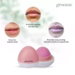 Groome Glow Lip Balm With SPF 15 Pretty Pink 1