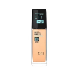 Maybelline Fit Me Matte Poreless Liquid Foundation – 123