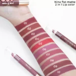 Miss Mrs. Nina Flat Matte 2 in 1 Lip Color 10 bd