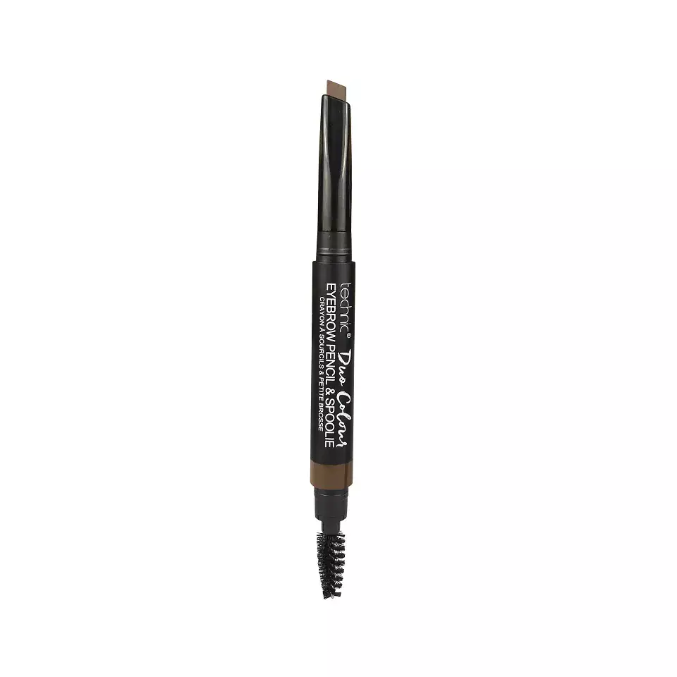 Technic Duo Colour Eyebrow Pencil & Spoolie – Brunette